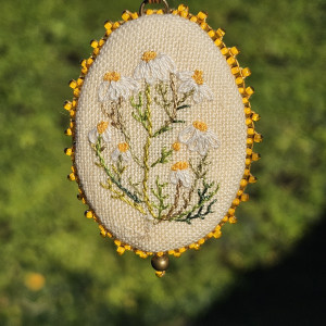 Rumianek - medalion botaniczny