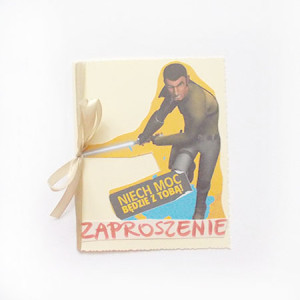 chłopiec zaproszenie na urodziny, star wars zaproszenie dla chłopaka, zaproszenie z gwiezdnymi wojnami, komiksowe zaproszenie, zaproszenie na imprezę, zaproszenia na różne okazje