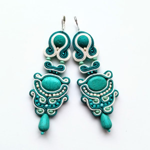 Tiffany&Ecru kolczyki sutasz