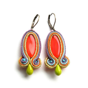 Orange kolczyki sutasz