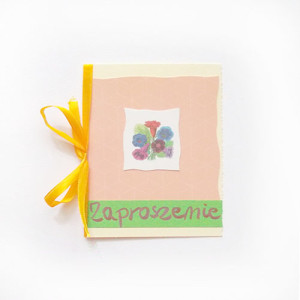 kolorowe zaproszenie z kwiatkami, uniwersalne zaproszenie, pastelowe zaproszenia, zaproszenia na różne okazje, zaproszenie na urodziny, zaproszenie ogólne