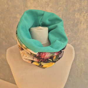 Komin kolorowy na podszewce