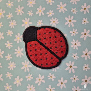 Naszywka naprasowanka biedronka