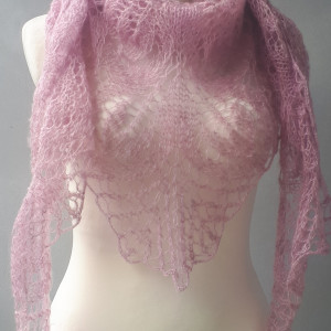 Chusta gail w brudnym różu