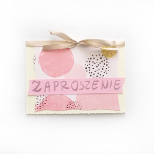 pudrowe zaproszenie bez tekstu, pastelowe zaproszenie, zaproszenie dla dziewczyny, dziewczynka zaproszenie na urodziny, zaproszenie na wieczór panieński, zaproszenie na imprezę