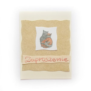 eko zaproszenie, koty zaproszenie na różne okazje, zwierzęta zaproszenie bez tekstu, vintage zaproszenie, proste zaproszenia, ładne zaproszenia, retro zaproszenia, ogólne zaproszenia