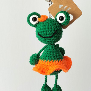 Brelok, zawieszka, upominek, żabka