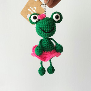 Brelok ręcznie robiony na szydełku