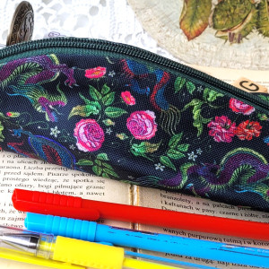Wodoodporny piórniczek/kosmetyczka/etui na okulary: chińskie smoki