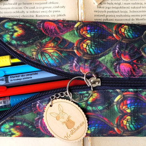 Wodoodporny piórniczek/kosmetyczka/etui na okulary: serduszka