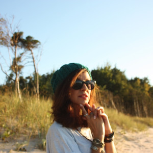 Czapka beanie leśna zieleń