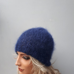 Ciepła moherowa w granacie