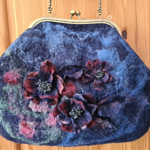 Torba z czesanki merynosa