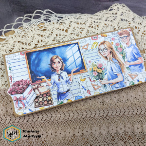 Opakowanie na czekoladę dla Nauczyciela /szkolne2/