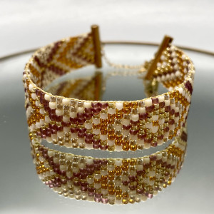 Bransoletka ze szklanych koralików toho autumn