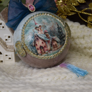 Bombka, bombki  na choinkę, dekoracja świąteczna