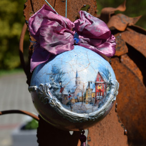 Bombka, bombki  na choinkę, dekoracja świąteczna