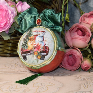 Bombka, bombki  na choinkę, dekoracja świąteczna