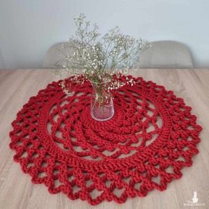 Serweta szydełkowa na stół 70cm