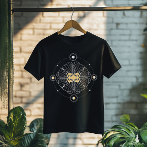 Koszulka - Święta geometria - Ćmy z gwiezdnym ornamentem #13