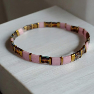 Bransoletka boho z koralików Tila  1