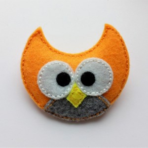 Huu Huu Sowa Filcowa - broszka