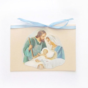 stajenka kartka świąteczna, pastelowa kartka na Święta, ładne kartki na Boże Narodzenie, świąteczne kartki dla firm, Boże Narodzenie kartki bez życzeń, bożonarodzeniowa kartka ze stajenką