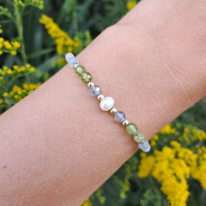 Bransoletka z perłą słodkkowodną