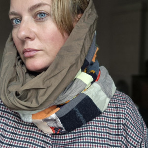 Komin patchworkowy  kolorowy