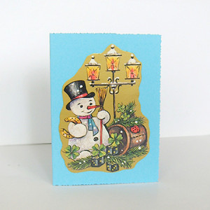 bałwanek kartka świąteczna, zimowa kartka na Boże Narodzenie, zima kartka na Nowy Rok, bajkowa kartka z bałwankiem, kartki noworoczne, Boże Narodzenie kartki