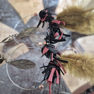 Klipsy zwariowane  długie