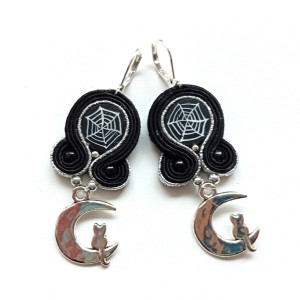 kolczyki sutasz Night Cat