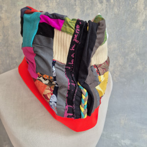 Komin patchworkowy  kolorowy