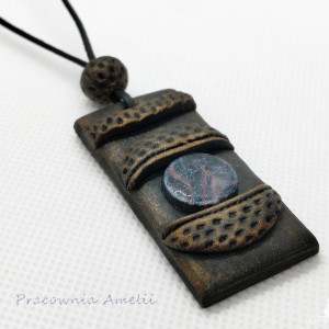 polymer clay wisior unisex