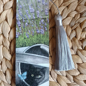 Zakładka do książki kot 4