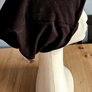 Czapka  gładka w czerni