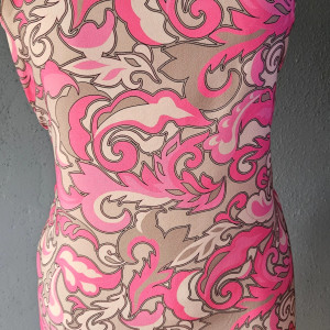 Fartuch, fartuszek klasyczny w dwóch wzorach ornamenty paisley i geometria