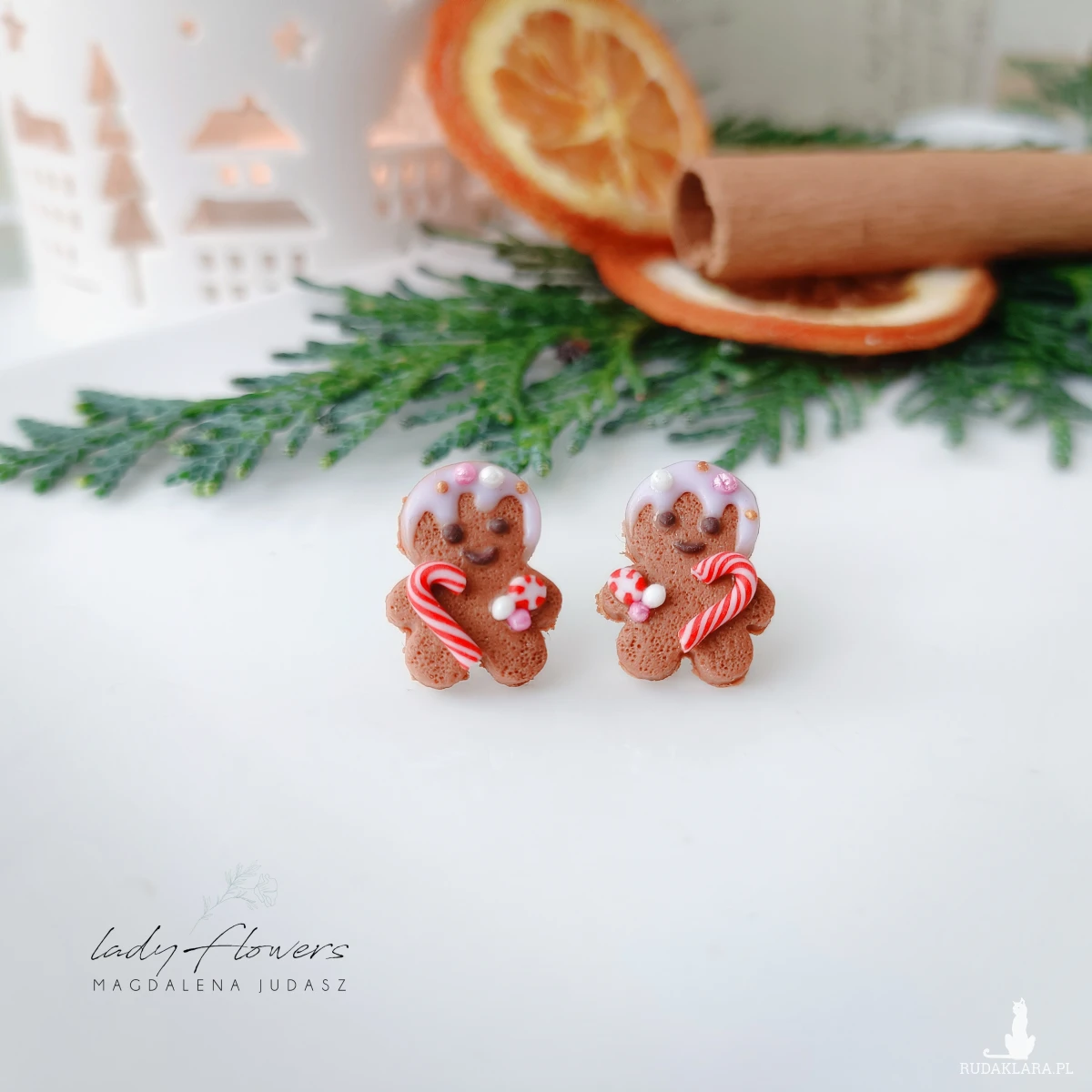 Kolczyki piernikowe ludki