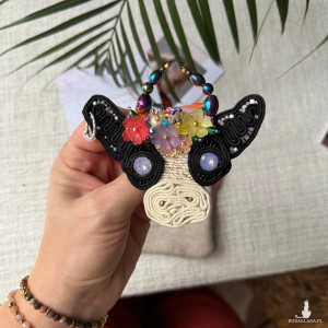 Broszka krowa unikatowa