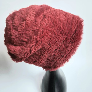 Futrzana  sztuczne futro czapka