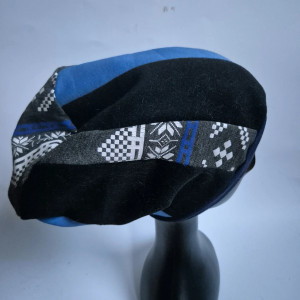 Czapka patchworkowa uniwersalna