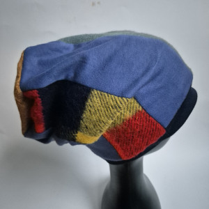 Czapka patchworkowa uniwersalna