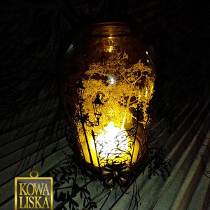 Lampion świąteczny na baterie