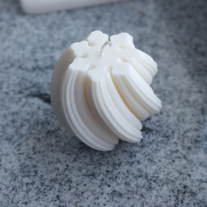 Świeca sojowa płatek śniegu