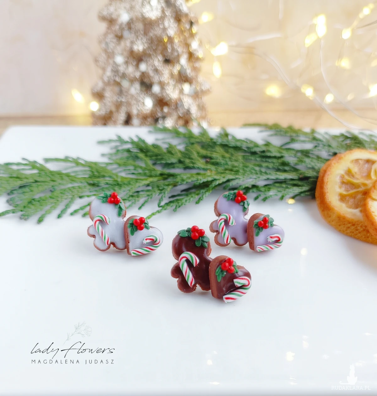 Świąteczne kolczyki