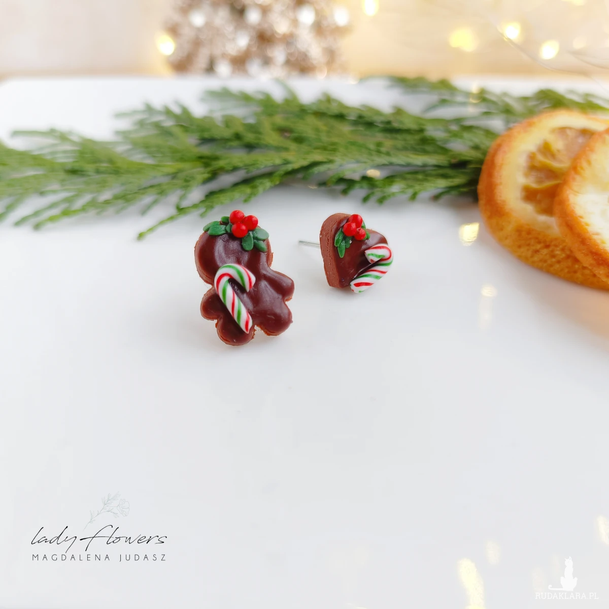 Świąteczne kolczyki
