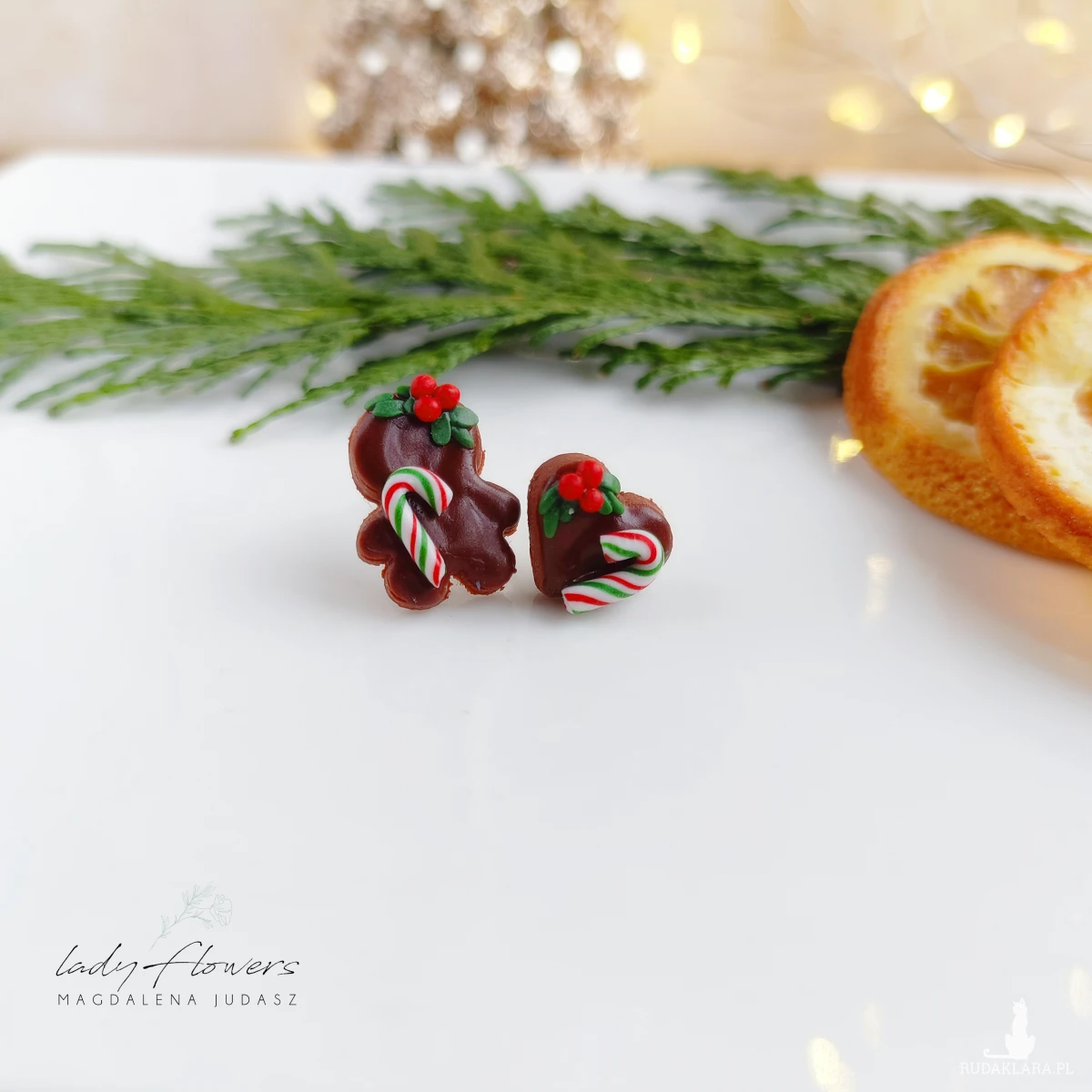 Świąteczne kolczyki
