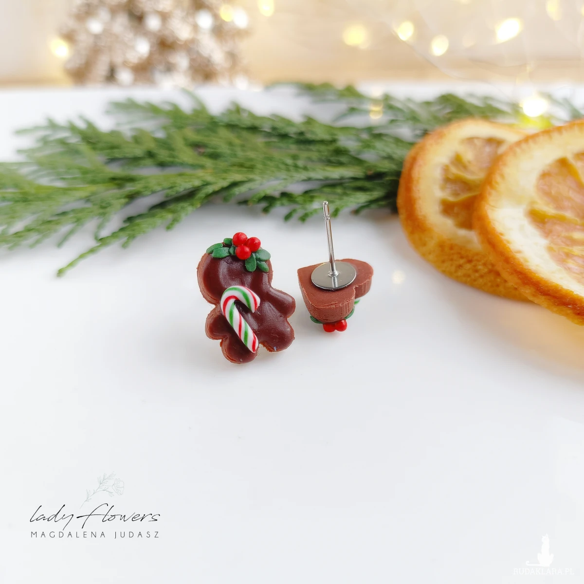 Świąteczne kolczyki