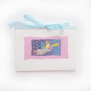 aniołek kartka na Boże Narodzenie, pastelowe kartki świąteczne, noworoczne kartki bez życzeń, kartki z aniołkiem, kartka z aniołem, anioł kartka bez tekstu