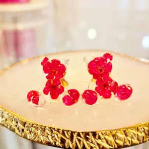 Kolczyki wkrętki misie gumisie